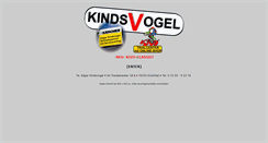 Desktop Screenshot of kindsvogel.de